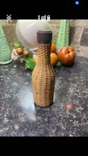 Vintage 1960’s, Rare Wicker Wrapped Bottle  picture