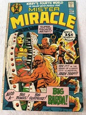 Mister Miracle 4 Bronze Age comic - 1st Big Barda appearance - Jack Kirby cover picture