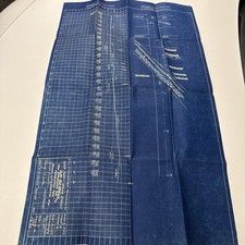 1932 Indiana Railroad & Big Four Railroad Blueprint Archive East 42nd St  picture