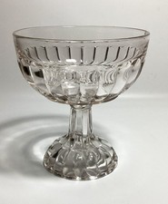 EAPG Antique Central Glass Company Open Compote c.1880 SHELL Pattern No.877 picture