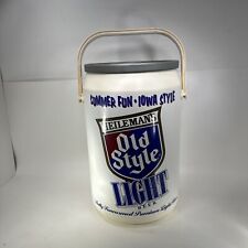 Vtg Kooler Kraft Old Style Fun Iowa Cooler 20” Tall Plastic Beer Can Ice Chest picture