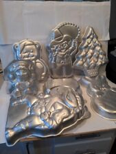 Vintage Lot Of 7 Wilton Cake Pans Pre-owned  picture