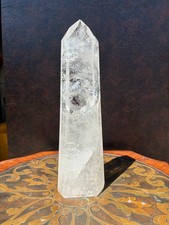 Large Clear Quartz Point Generator 14 Inches picture