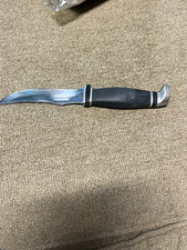 Vintage Case XX USA 223-5 Fixed Blade Hunting Knife Black Phenolic Handle 5
