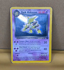 Dark Alakazam 1/82 Team Rocket Holo Rare Pokémon TCG Card English 2000 WOTC picture