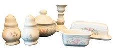 Vintage Pfaltzgraff Sugar Bowl, Butter Dish, Salt/Pepper, Candleholder +more picture