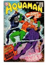 AQUAMAN #35 (1967) - GRADE 5.0 - DC SILVER AGE 1ST APPEARANCE BLACK MANTA picture