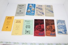 Mixed Lot of 10 Railroad Time Books from the 1950s to the 1970s picture