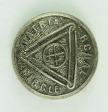 1881- 82 The Patriarchal Circle Fraternal Uniform Button Original 3 H3DM picture