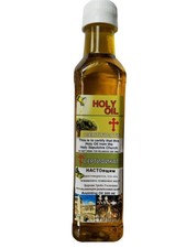 300ml Large Holy Oil from Bethlehem, Handmade Olive Oil Blessing Bottle picture