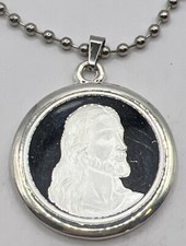 * 10 Pcs Jesus Christ & Last Supper Silver  Metal Necklace “Religious Keepsake