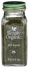Simply Organic Ssnng Dill Weed Org Bttl 0.81 Oz picture