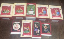 Vintage Hallmark Christmas Ornaments Lot Of 9 Disney Ornaments 1996/2004 picture