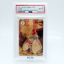 1941 Castell Bros Disney Dumbo #1 Rookie Card Blue PSA 8 Pop 1 None Higher picture