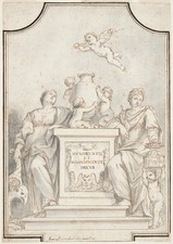 Franceschini Magnificent Decus Baroque Design Vintage Photo Reprint Wall Art picture