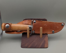 Vintage GC & Co Mora Sweden 500 Hunting Knife W/ Original Sheath circa 1950-60's picture