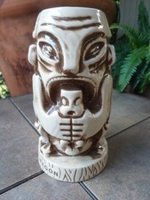 Rare Munktiki Imports Hale Pele Ceramic Cannibal Trio Tiki Mug Portland Oregon picture