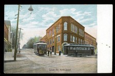 North Street Calais, Maine Divided Back Postcard 1907-1915 picture