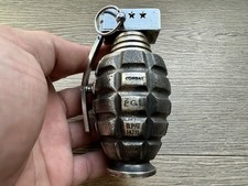 Vintage 1960's Hand Grenade Table Top Lighter Working Condition picture