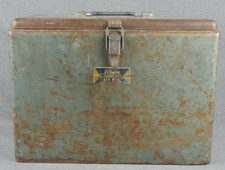 Vintage J.C. Higgins Metal Campers Ice Box, Metal Latch & Handle, All Original picture
