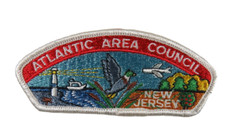 Atlantic Area Council Northfield, NJ 1926-1992 S2 cb CSP White Bdr (Z1332) picture