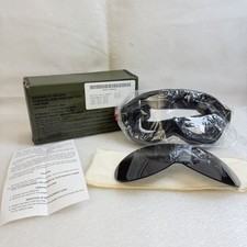US Military Sun Wind and Dust Goggles Ballistic Lens STEMACO Eye Protection NOS picture