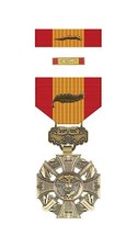 Vietnam Gallantry Cross with Palm Medal Box Set (Military Issued)-Veteran Owned picture