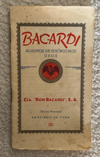 c.1931 Bacardi Rum Bartender Cocktail Guide Havana Cuba Book Prohibition Era picture