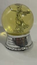 Angelic Reflections 5” Glass Musical Angel Snow Globe Faith Quite. Works Great picture