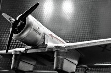 Vintage Mid-Century Modernism Custom Modern WW2 Plane Antique Airplane Art Deco picture