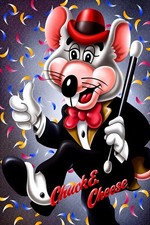 CHUCK E. CHEESE GIANT 24”x36” POSTER 5-PK - CONFETTI POSTERS picture