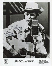Jim Owen as Hank Williams Signed Autographed 8x10 Photo Country Music picture