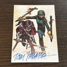 Kick Ass Autograph Card Tom Palmer #/215 - Dynamic Forces 2010 Blue picture