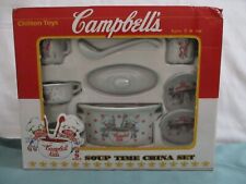 1992 Chilton Campbell Kids china miniature 9 pc tea set- new picture