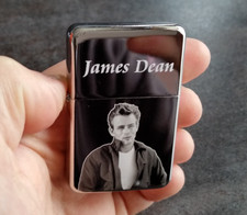 James Dean Tribute Engraved Lighter With Gift Box FREE ENGRAVING picture
