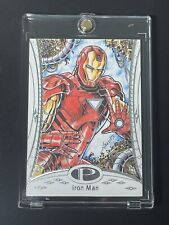 2014 Upper Deck Marvel Premier Sketch Card Variant Iron Man By Norvien Basio MCU picture