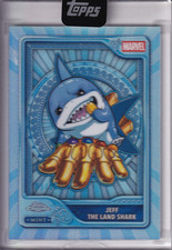 2026 Topps Mint Marvel JEFF THE LAND SHARK #4/25 #123 Platinum Sealed Case Hit picture