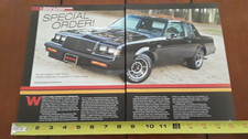1987 BUICK GRAND NATIONAL  -SPECIFICATIONS / PERFORMANCE - ORIGINAL 2018 ARTICLE picture