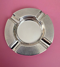 2 Vintage Mid Century Harman Brothers Birmingham Sterling Ashtrays NEW picture