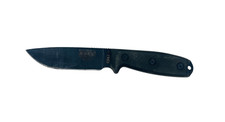 ESEE-4 Fixed Blade Survival Knife Black Powder Coated Made in USA by Rowen picture