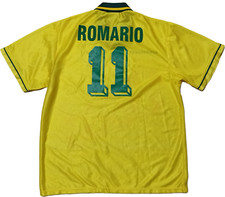 vintage brazil ROMARIO issued brazil USA 94 World Cup 1994 jersey shirt boat cbf picture