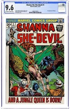 Shanna The She-Devil #1 CGC 9.6 1972 4604132010 picture