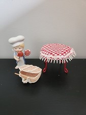 Enesco Country Cousins Hotdog Grilling Picnic Basket W Table picture