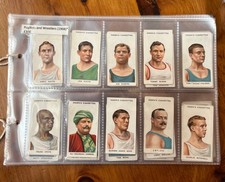 OGDENS PUGILISTS & WRESTLERS BOXING CIGARETTE CARDS A FULL SET OF 50 ISSUED 1908 picture