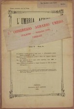 UMBRIA AGRICOLA 30 SEPTEMBER 1892 FOLIGNO OENOLOGY WINE WINE TERNI AGRICULTURE picture