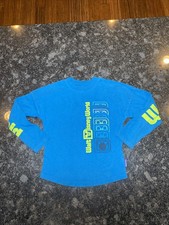 Walt Disney World Spirit Jersey Blue Kid Small 5/6 Long Sleeve Shirt picture