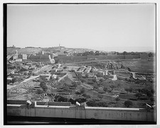 Photo:Jerusalem Palestine 1938 View from King David Hotel Jaffa Road Wall picture