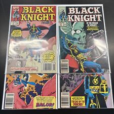 BLACK KNIGHT #1-4 Full Set Newsstand (Marvel 1990) 1st Black Knight Solo Series picture
