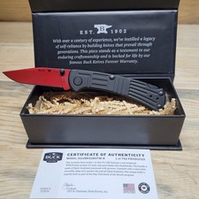 Buck 112 Slim Pro TRX May 2024 BOTM Red Cerakote D2 0112BKS2BOTM-B 1 picture