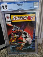 1993 Bloodshot Issue #2 CGC 9.8 Graded Comic Book Valiant Entertainment Blood Ax picture